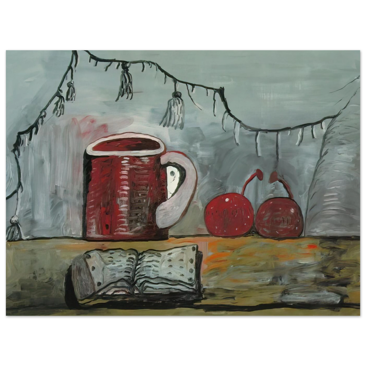 Curtain by Philip Guston – art poster, view 2