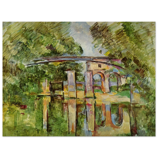 The Aqueduct And Lock by Paul Cézanne – art poster, view 2