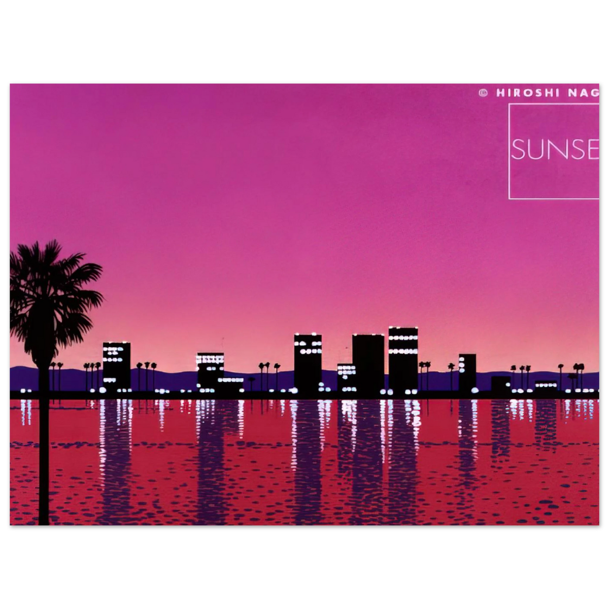 Sunset No. 9 by Hiroshi Nagai – art poster
