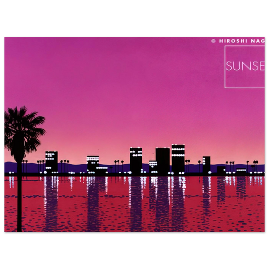 Sunset No. 9 by Hiroshi Nagai – art poster
