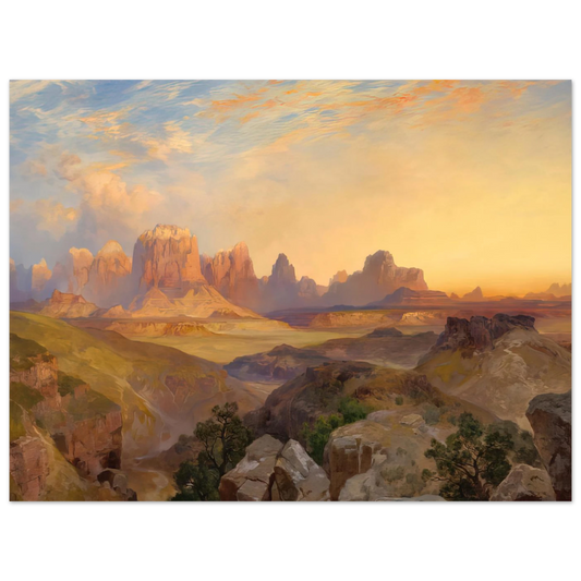 Virgin River Utah by Thomas Moran – art poster, view 2