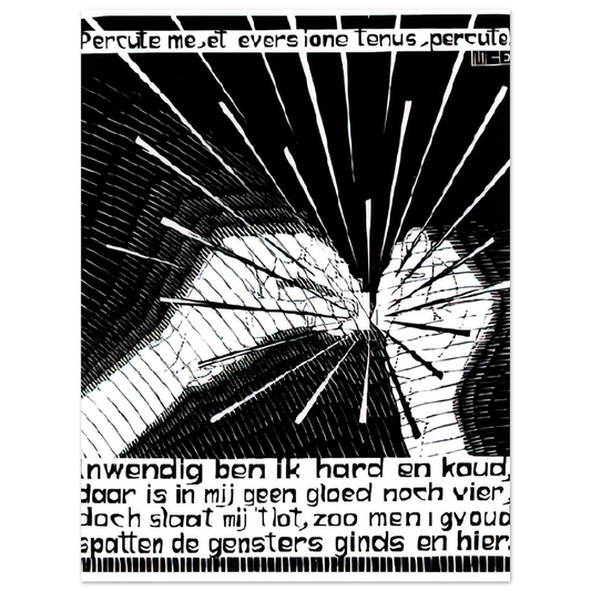 Emblemata Flint by M.C. Escher – art poster
