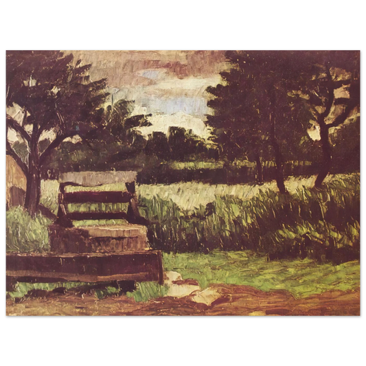 Landscape With Fountain by Paul Cézanne – art poster