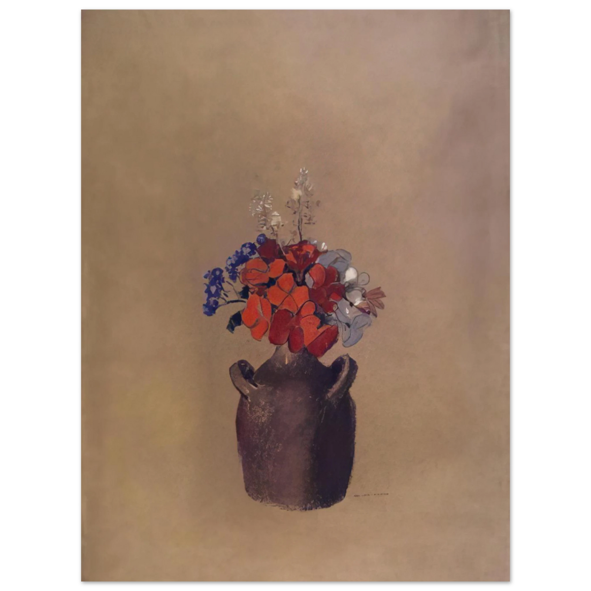 Flowers In A Vase by Odilon Redon – art poster, view 2
