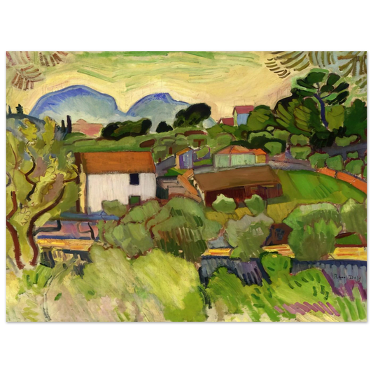 The River by Raoul Dufy – art poster, view 2