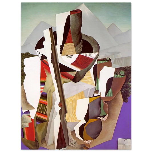 Zapatista Landscape The Guerrilla by Diego Rivera (1915) – art poster