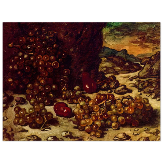 Still Life With Rocky Landscape by Giorgio de Chirico (1942) – art poster