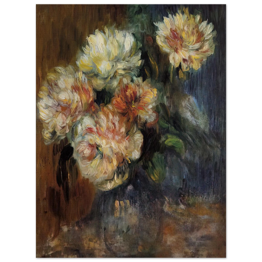 Vase Of Peonies by Pierre-Auguste Renoir – art poster
