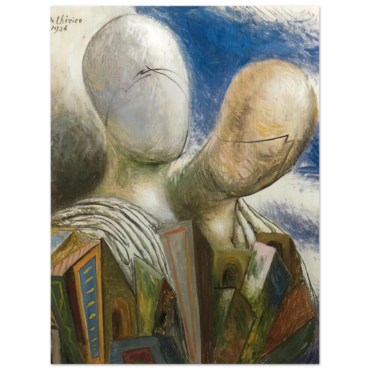 The Spouses by Giorgio de Chirico (1926) – art poster