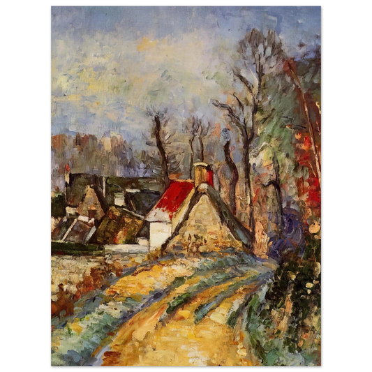 The Turn In The Road At Auvers by Paul Cézanne – art poster