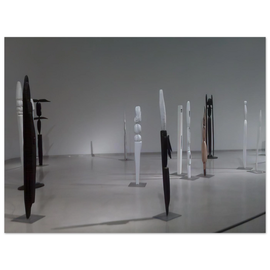 View Of Exhibition Installation In The Peridot Gallery by Louise Bourgeois (1950) – art poster, view 2