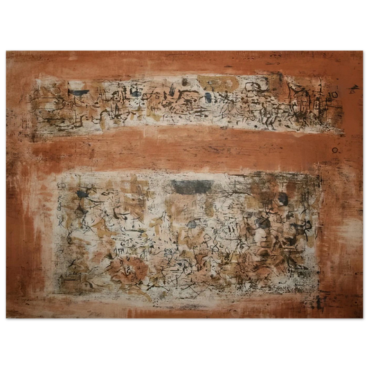 Entre Deux Villes by Zao Wou-Ki (1955) – art poster