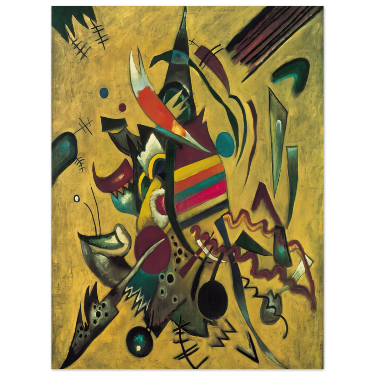 Untitled Artwork No. 7 by Wassily Kandinsky – art poster, view 2