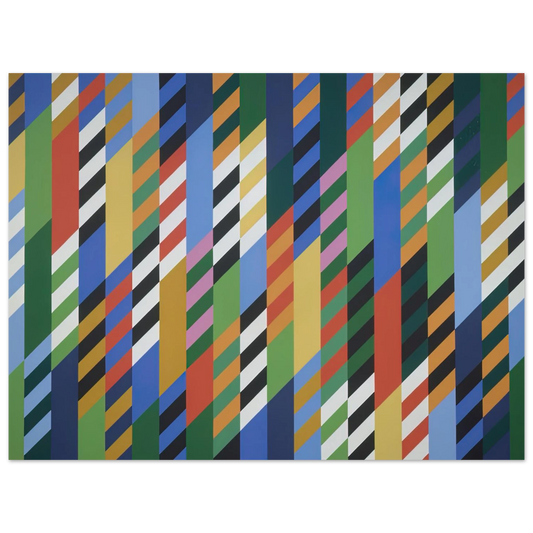 Conversation by Bridget Riley (1992) – art poster