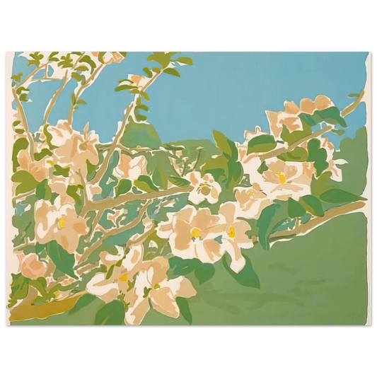 Apple Blossoms II by Fairfield Porter (1974) – art poster