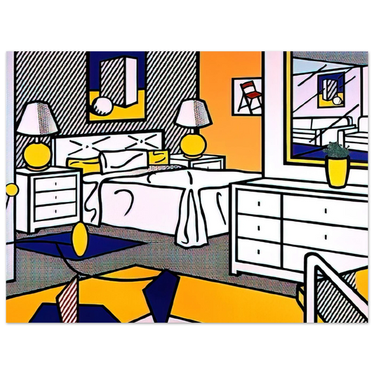 Interior With Mobile by Roy Lichtenstein (1992) – art poster, view 2