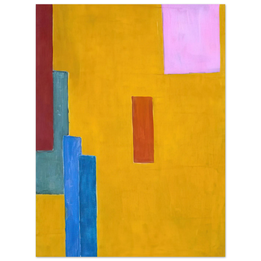 Abstract Painting by Vanessa Bell (1914) – art poster