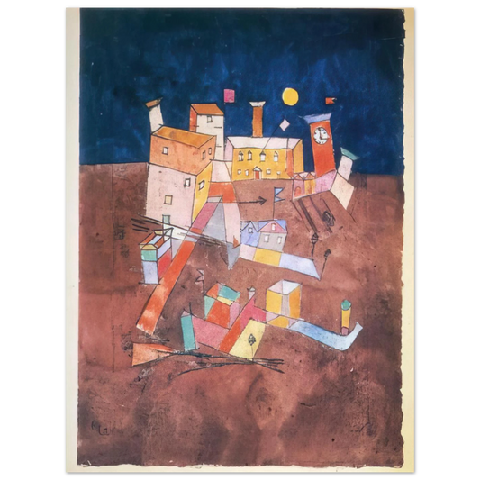 Part Of G by Paul Klee (1927) – art poster