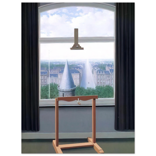 Where Euclide Walked by René Magritte (1955) – art poster