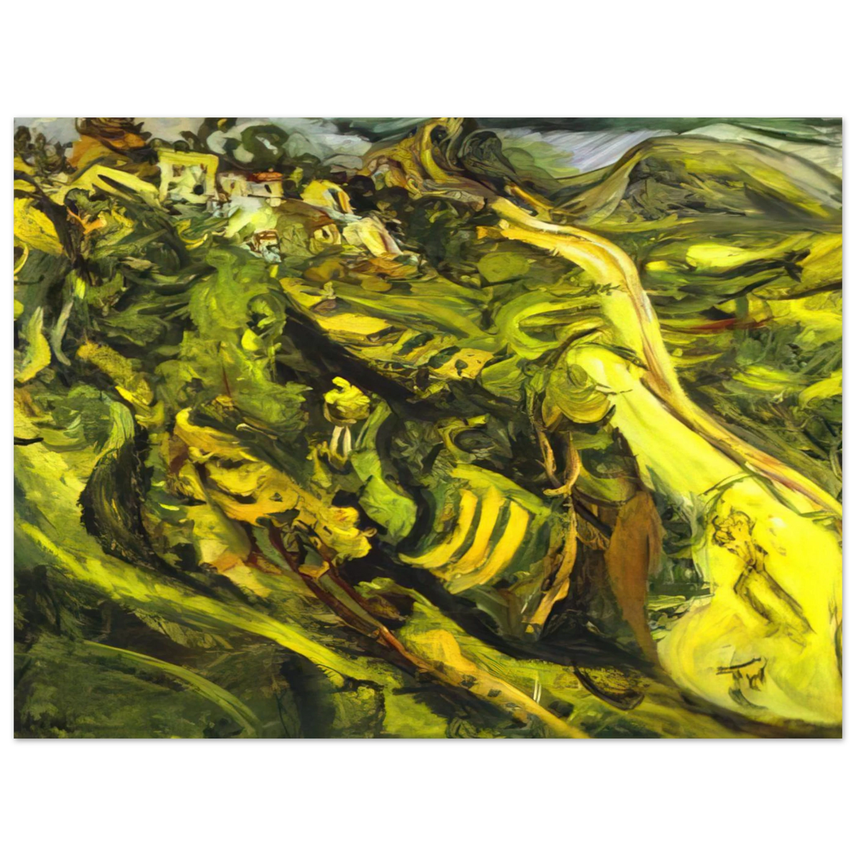 Road At Cagnes by Chaim Soutine – art poster, view 2