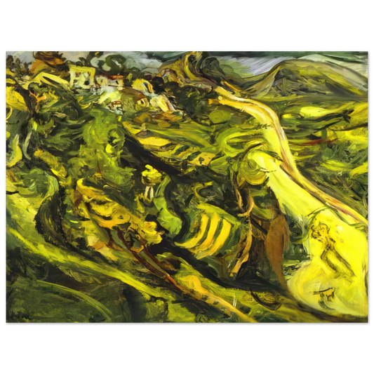 Road At Cagnes by Chaim Soutine – art poster, view 2