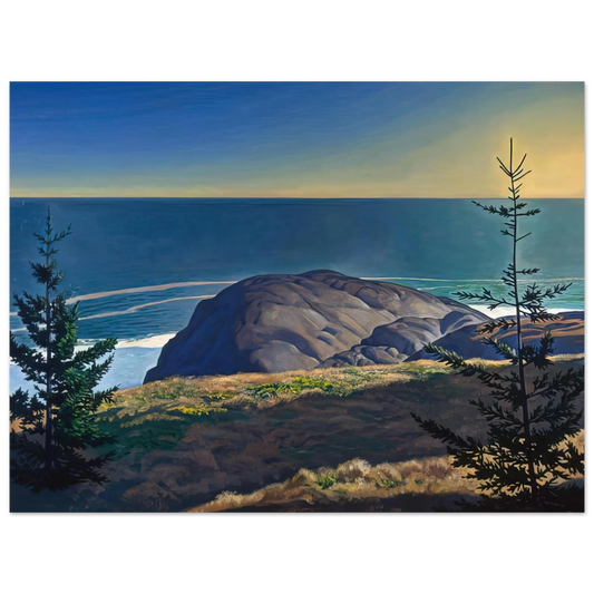 Young Spruces, Maine Coast by Rockwell Kent – art poster