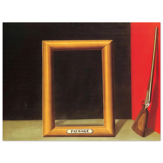 The Delights Of Landscape by René Magritte (1928) – art poster, view 2
