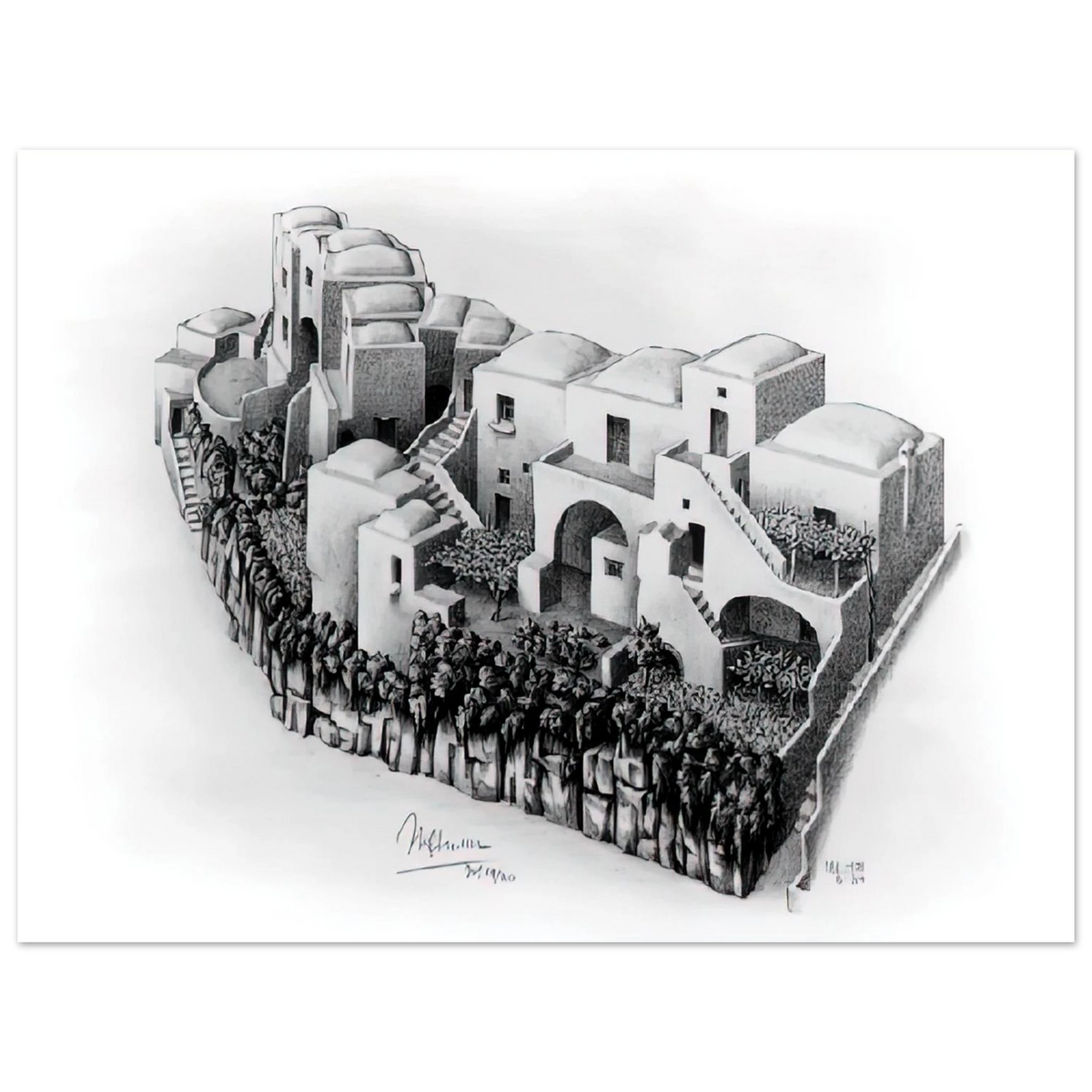 Untitled Print No. 24 by M.C. Escher – art poster, view 2