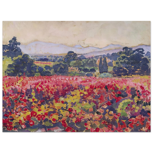 The Vines In Saint Clair by Theo van Rysselberghe (1912) – art poster, view 2
