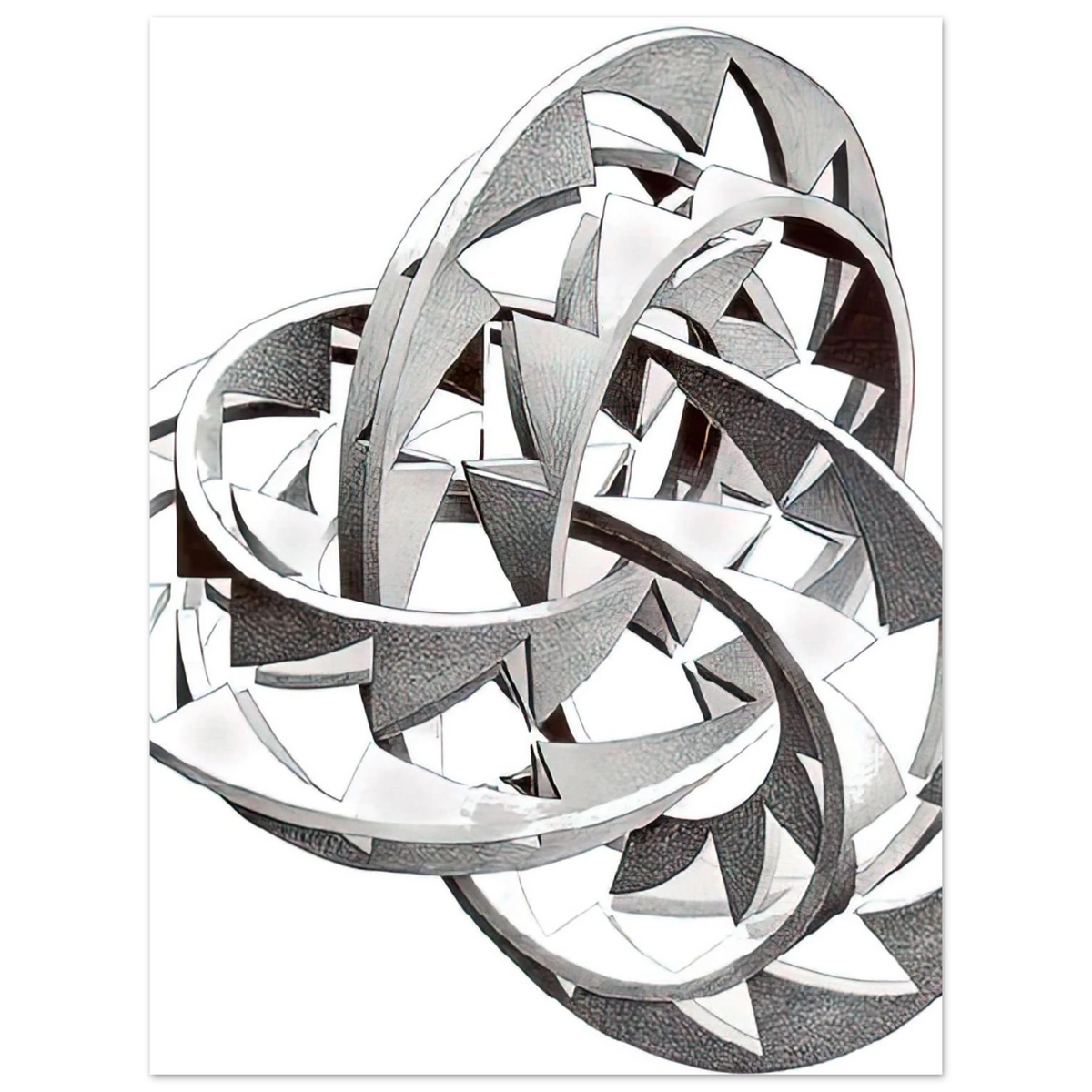 Knot by M.C. Escher – art poster, view 2