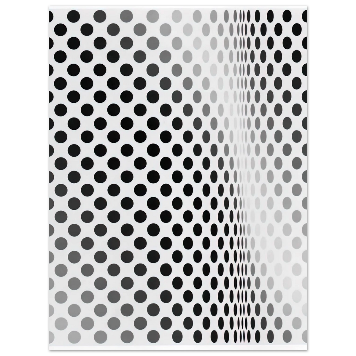 Pause by Bridget Riley (1964) – art poster, view 2