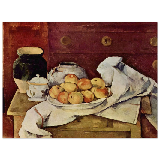 Still Life With A Chest Of Drawers by Paul Cézanne – art poster