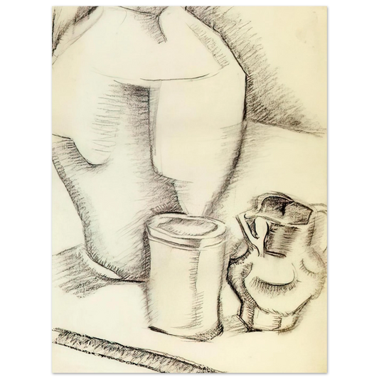 Still Life With Goblet by Juan Gris – art poster