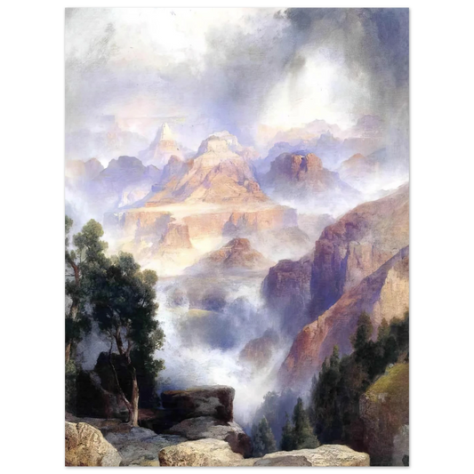 A Showery Day, Grand Canyon by Thomas Moran – art poster, view 2