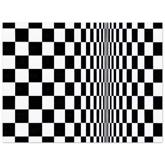 Movement In Squares by Bridget Riley (1961) – art poster