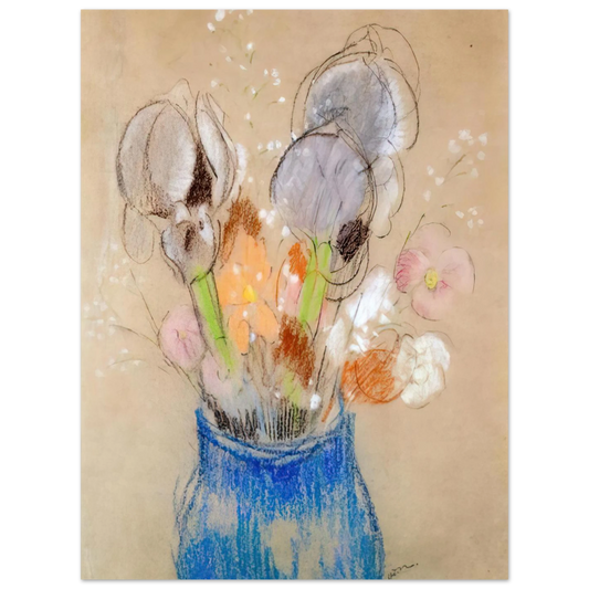 Bouquet Of Flowers 4 by Odilon Redon – art poster