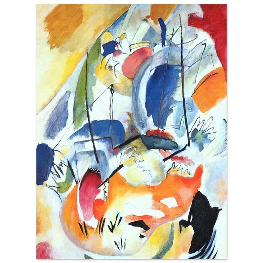 Improvisation 31 Sea Battle by Wassily Kandinsky (1913) – art poster