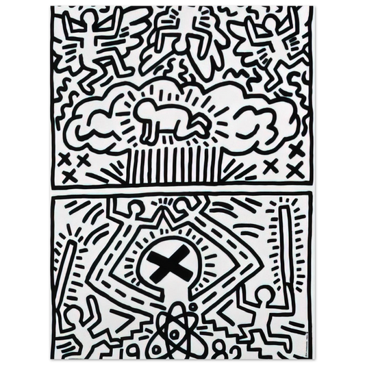 Anti Nuclear Rally by Keith Haring (1982) – art poster, view 2