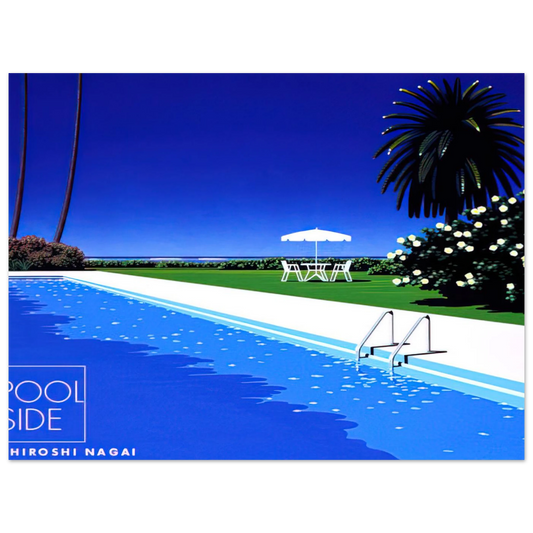 Poolside No. 4 by Hiroshi Nagai – art poster, view 2