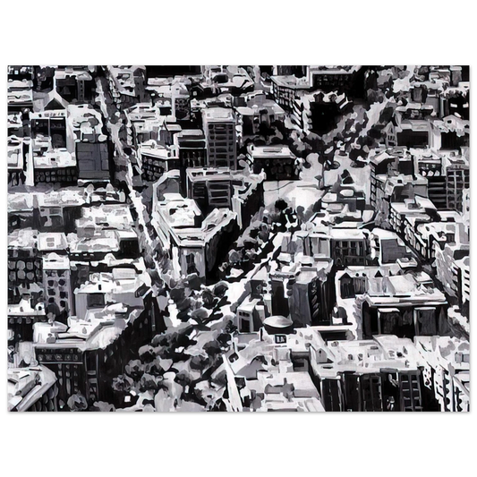 Townscape Madrid by Gerhard Richter – art poster