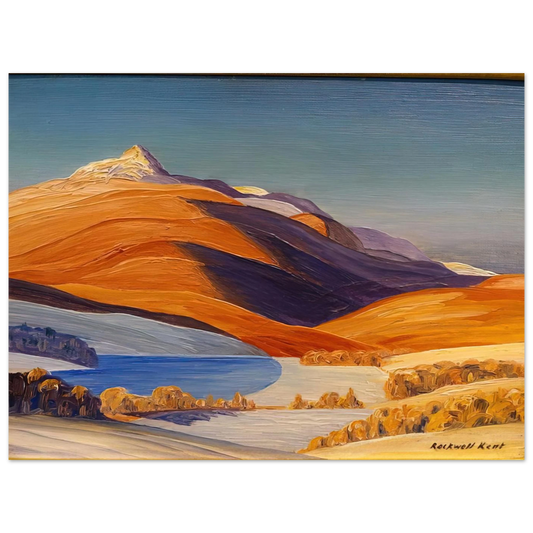 Vermont Study by Rockwell Kent – art poster