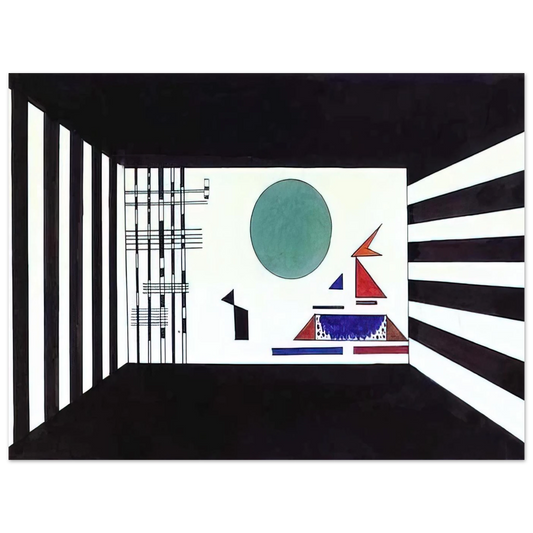 Untitled Artwork No. 3 by Wassily Kandinsky – art poster, view 2