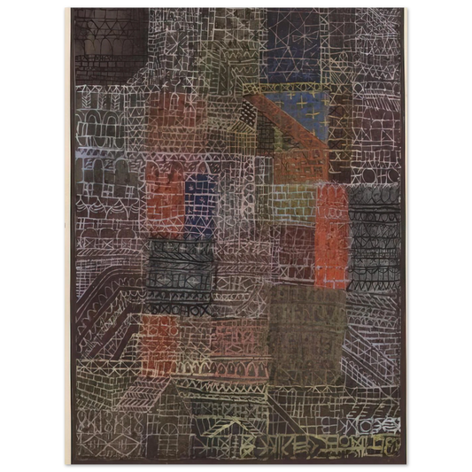Structural II by Paul Klee (1924) – art poster