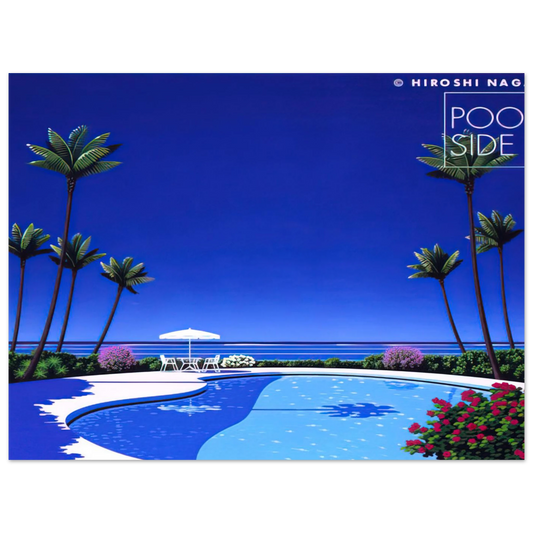 Poolside No. 3 by Hiroshi Nagai – art poster