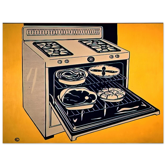 Kitchen Range by Roy Lichtenstein (1962) – art poster, view 2