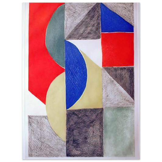 Abstract Composition by Sonia Delaunay – art poster