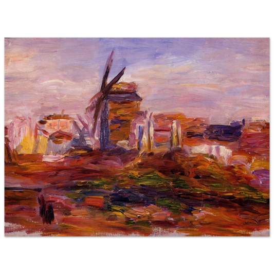 Windmill by Pierre-Auguste Renoir – art poster, view 2