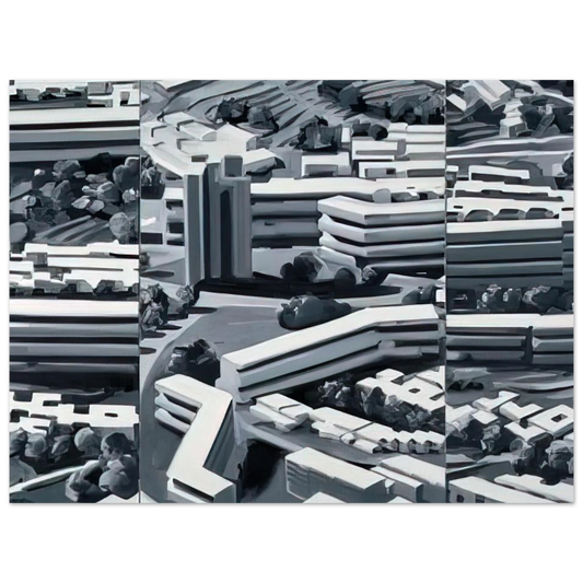 Townscape Tr by Gerhard Richter (1969) – art poster