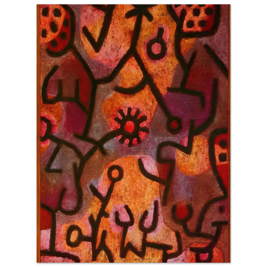 Flora On Rocks Sun by Paul Klee (1940) – art poster