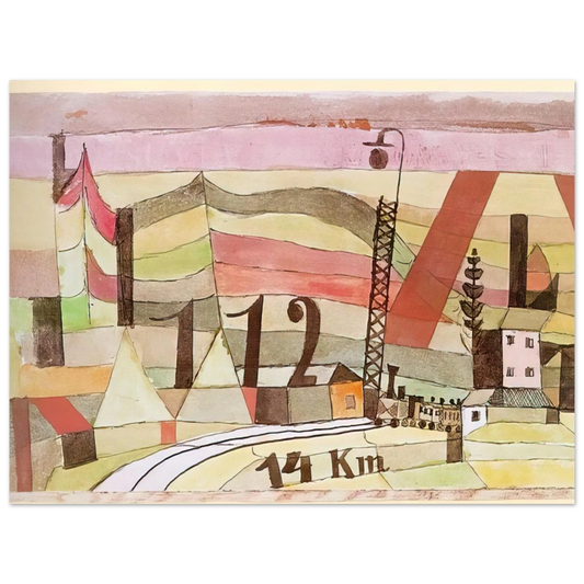 Station L 112 by Paul Klee (1923) – art poster